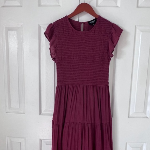 Sweet Wanderer Tiered Prairie Midi Dress XL - Picture 2 of 6
